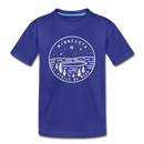 Minnesota Toddler T-Shirt - State Design Minnesota Toddler Tee - royal blue