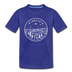 Minnesota Toddler T-Shirt - State Design Minnesota Toddler Tee - royal blue