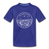 Minnesota Toddler T-Shirt - State Design Minnesota Toddler Tee - royal blue