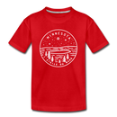 Minnesota Toddler T-Shirt - State Design Minnesota Toddler Tee - red
