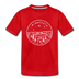 Minnesota Toddler T-Shirt - State Design Minnesota Toddler Tee - red
