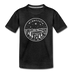 Minnesota Toddler T-Shirt - State Design Minnesota Toddler Tee - charcoal gray