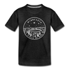 Minnesota Toddler T-Shirt - State Design Minnesota Toddler Tee - charcoal gray