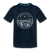 Minnesota Toddler T-Shirt - State Design Minnesota Toddler Tee - deep navy