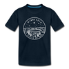 Minnesota Toddler T-Shirt - State Design Minnesota Toddler Tee - deep navy