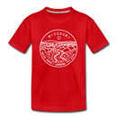 Missouri Toddler T-Shirt - State Design Missouri Toddler Tee - red