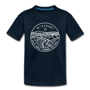 Missouri Toddler T-Shirt - State Design Missouri Toddler Tee - deep navy