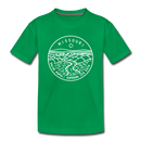 Missouri Toddler T-Shirt - State Design Missouri Toddler Tee - kelly green