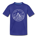 New Mexico Toddler T-Shirt - State Design New Mexico Toddler Tee - royal blue