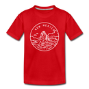 New Mexico Toddler T-Shirt - State Design New Mexico Toddler Tee - red