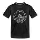 New Mexico Toddler T-Shirt - State Design New Mexico Toddler Tee - charcoal gray