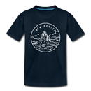 New Mexico Toddler T-Shirt - State Design New Mexico Toddler Tee - deep navy