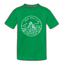 New Mexico Toddler T-Shirt - State Design New Mexico Toddler Tee - kelly green