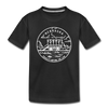 Nebraska Toddler T-Shirt - State Design Nebraska Toddler Tee - black