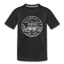 Nebraska Toddler T-Shirt - State Design Nebraska Toddler Tee - black