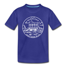 Nebraska Toddler T-Shirt - State Design Nebraska Toddler Tee - royal blue