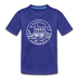 Nebraska Toddler T-Shirt - State Design Nebraska Toddler Tee - royal blue