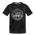 Nebraska Toddler T-Shirt - State Design Nebraska Toddler Tee - charcoal gray