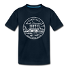 Nebraska Toddler T-Shirt - State Design Nebraska Toddler Tee - deep navy