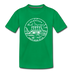 Nebraska Toddler T-Shirt - State Design Nebraska Toddler Tee - kelly green