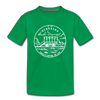 Nebraska Toddler T-Shirt - State Design Nebraska Toddler Tee - kelly green