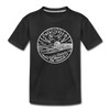 New Jersey Toddler T-Shirt - State Design New Jersey Toddler Tee - black