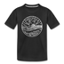 New Jersey Toddler T-Shirt - State Design New Jersey Toddler Tee - black