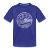 New Jersey Toddler T-Shirt - State Design New Jersey Toddler Tee - royal blue