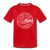 New Jersey Toddler T-Shirt - State Design New Jersey Toddler Tee - red