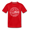 New Jersey Toddler T-Shirt - State Design New Jersey Toddler Tee - red