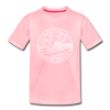 New Jersey Toddler T-Shirt - State Design New Jersey Toddler Tee - pink