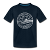New Jersey Toddler T-Shirt - State Design New Jersey Toddler Tee - deep navy