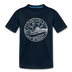 New Jersey Toddler T-Shirt - State Design New Jersey Toddler Tee - deep navy