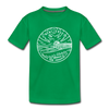 New Jersey Toddler T-Shirt - State Design New Jersey Toddler Tee - kelly green