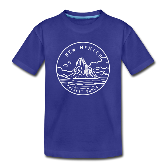 New Mexico Toddler T-Shirt - State Design New Mexico Toddler Tee - royal blue