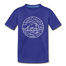 North Dakota Toddler T-Shirt - State Design North Dakota Toddler Tee - royal blue
