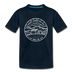 New Hampshire Toddler T-Shirt - State Design New Hampshire Toddler Tee - deep navy