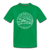 New Hampshire Toddler T-Shirt - State Design New Hampshire Toddler Tee - kelly green