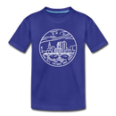 Ohio Toddler T-Shirt - State Design Ohio Toddler Tee - royal blue