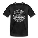 Ohio Toddler T-Shirt - State Design Ohio Toddler Tee - charcoal gray