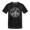 Ohio Toddler T-Shirt - State Design Ohio Toddler Tee - charcoal gray