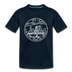 Ohio Toddler T-Shirt - State Design Ohio Toddler Tee - deep navy
