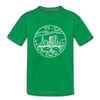 Ohio Toddler T-Shirt - State Design Ohio Toddler Tee - kelly green