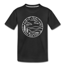 North Carolina Toddler T-Shirt - State Design North Carolina Toddler Tee - black