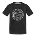 North Carolina Toddler T-Shirt - State Design North Carolina Toddler Tee - black