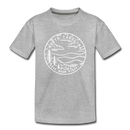 North Carolina Toddler T-Shirt - State Design North Carolina Toddler Tee - heather gray
