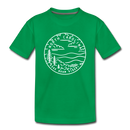 North Carolina Toddler T-Shirt - State Design North Carolina Toddler Tee - kelly green