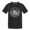 Rhode Island Toddler T-Shirt - State Design Rhode Island Toddler Tee - black