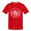 Rhode Island Toddler T-Shirt - State Design Rhode Island Toddler Tee - red