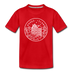 Rhode Island Toddler T-Shirt - State Design Rhode Island Toddler Tee - red